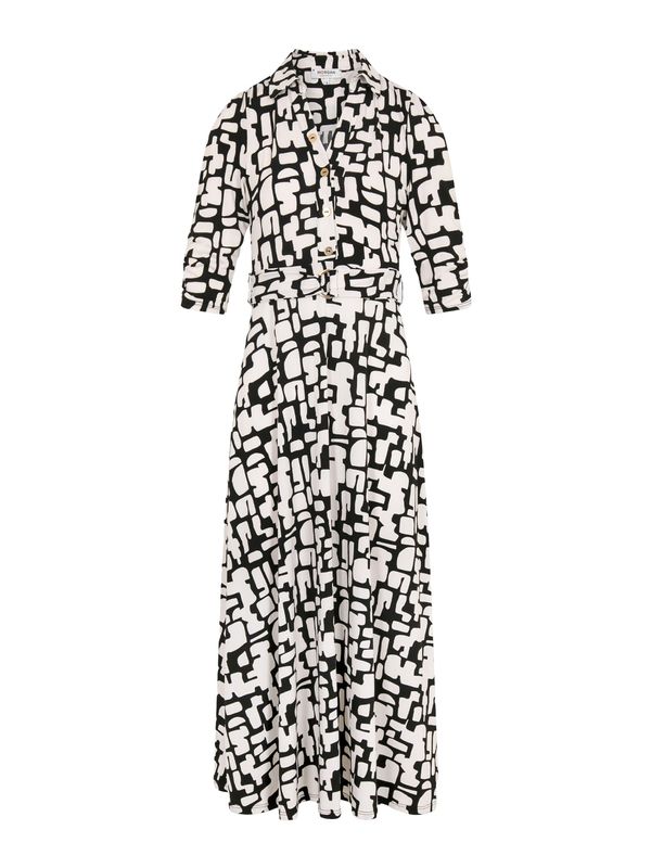 Morgan Morgan Obleka  črna / off-bela