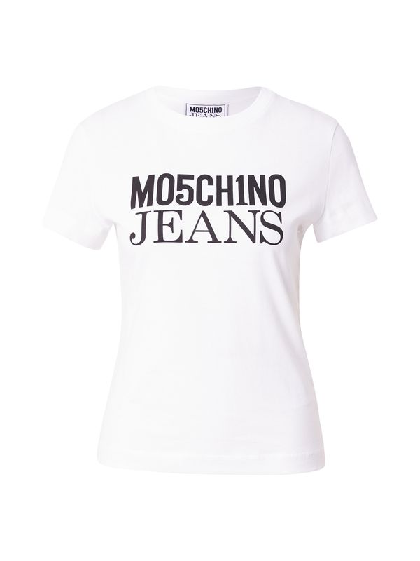 Moschino Jeans Moschino Jeans Majica  črna / bela