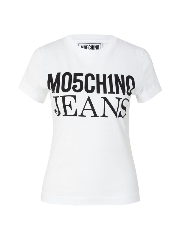 Moschino Jeans Moschino Jeans Majica  črna / off-bela