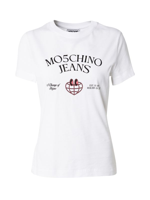 Moschino Jeans Moschino Jeans Majica  roza / črna / bela