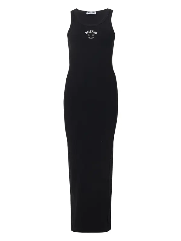 Moschino Jeans Moschino Jeans Obleka  črna / bela