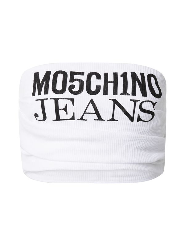 Moschino Jeans Moschino Jeans Top  črna / bela