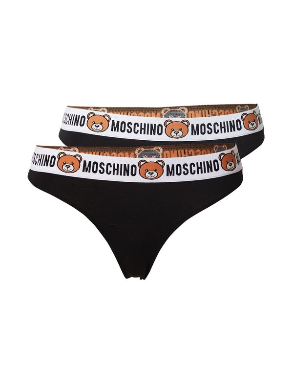Moschino Underwear Moschino Underwear Spodnje hlačke  rjava / črna / bela