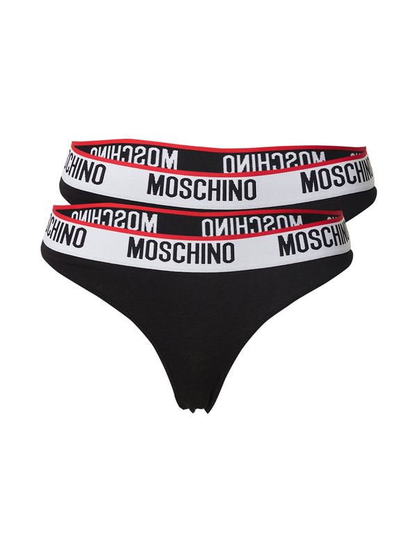 Moschino Underwear Moschino Underwear Tangice  siva / rdeča / črna