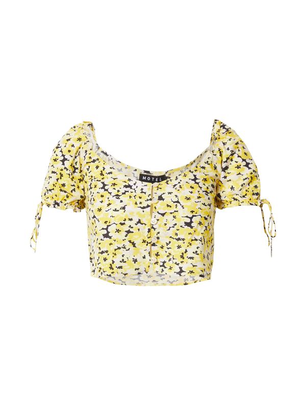 Motel Motel Top 'Flaba'  rumena / pastelno rumena / črna
