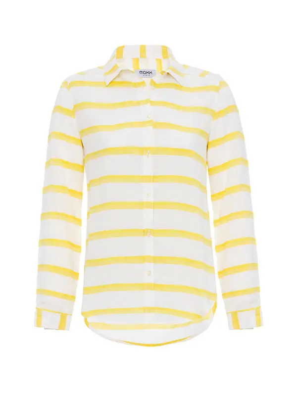 Moxx Paris Moxx Paris Bluza  rumena / bela