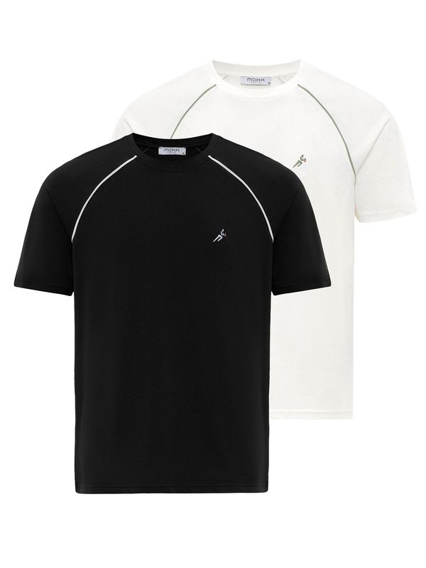 Moxx Paris Moxx Paris Majica  črna / bela