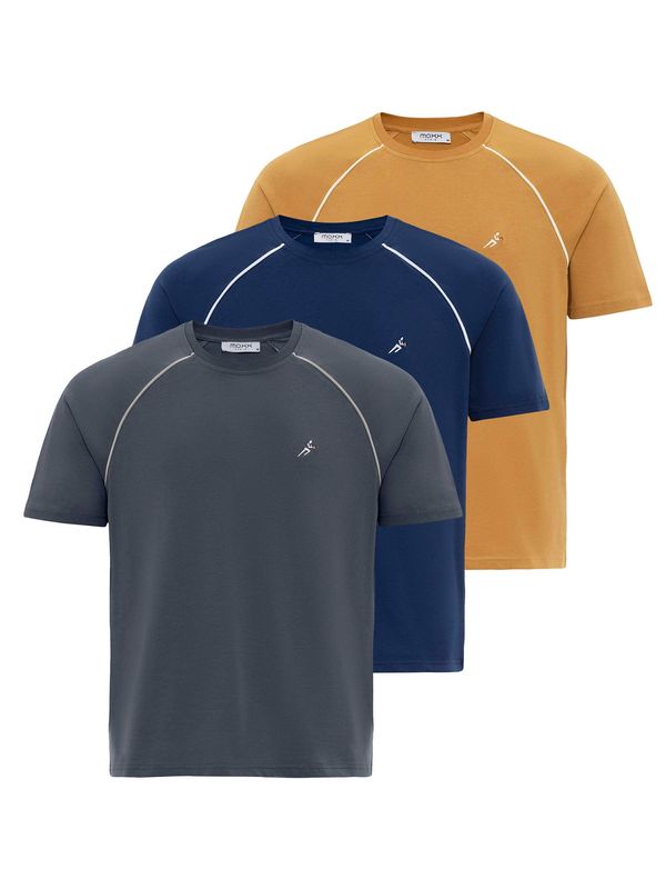 Moxx Paris Moxx Paris Majica  kamela / mornarska / antracit / bela