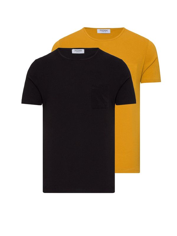 Moxx Paris Moxx Paris Majica  oranžna / črna