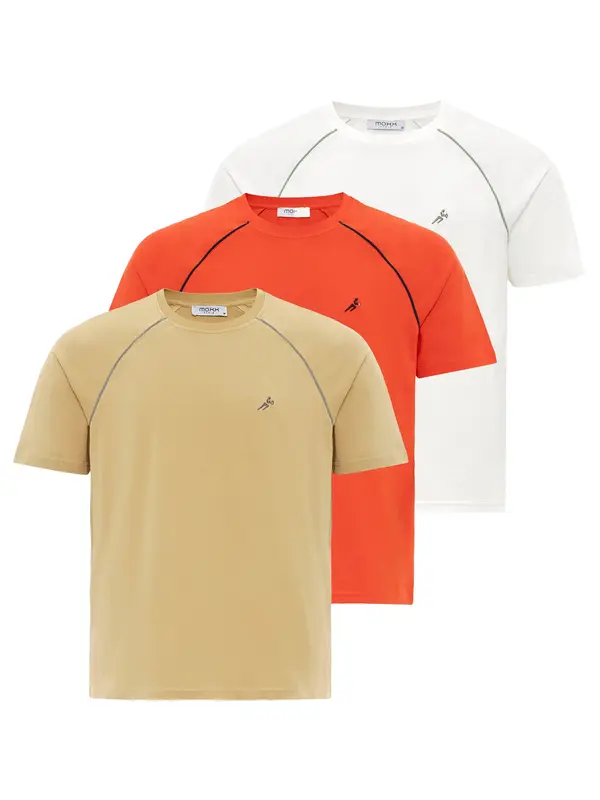 Moxx Paris Moxx Paris Majica  rumena / oranžno rdeča / bela
