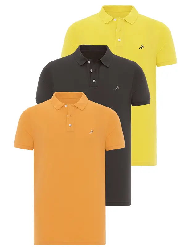 Moxx Paris Moxx Paris Majica  rumena / temno siva / oranžna
