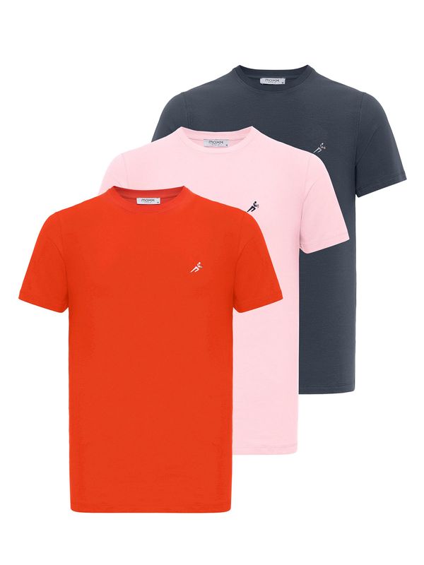 Moxx Paris Moxx Paris Majica  siva / roza / rdeča