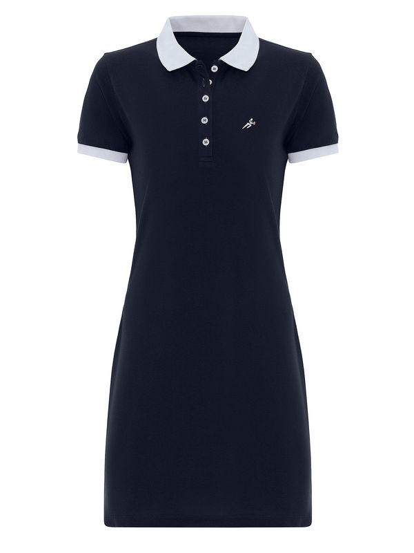 Moxx Paris Moxx Paris Obleka 'Groningen'  nočno modra / pueblo / bela