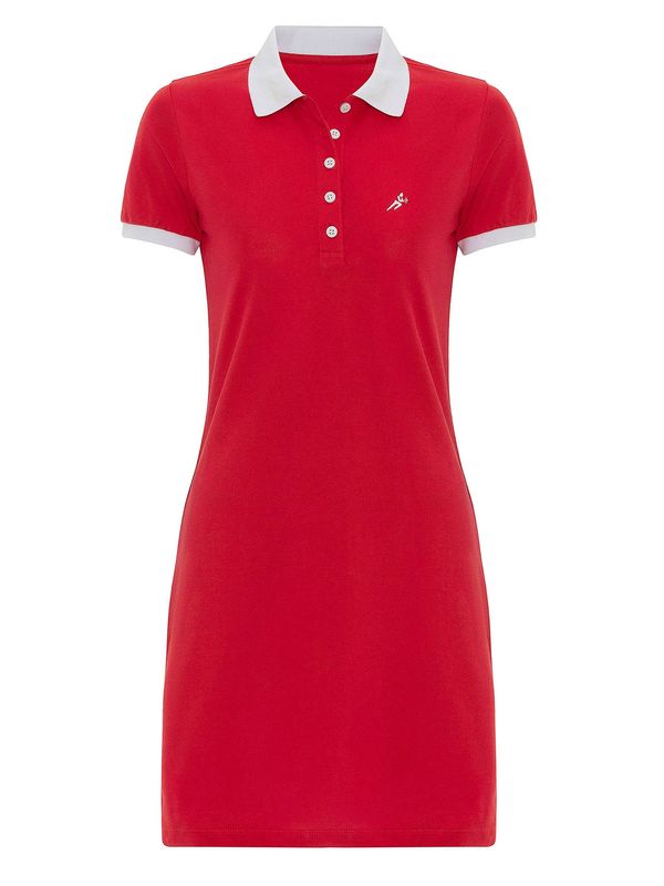 Moxx Paris Moxx Paris Obleka  rdeča / bela