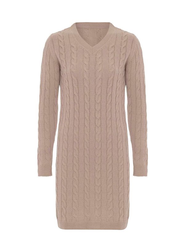 Moxx Paris Moxx Paris Pletena obleka 'Paulina'  bež