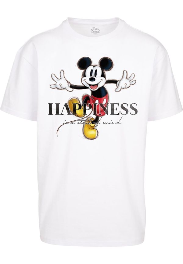 MT Upscale MT Upscale Majica 'Disney 100 Mickey Happiness'  žafran / ognjeno rdeča / črna / bela
