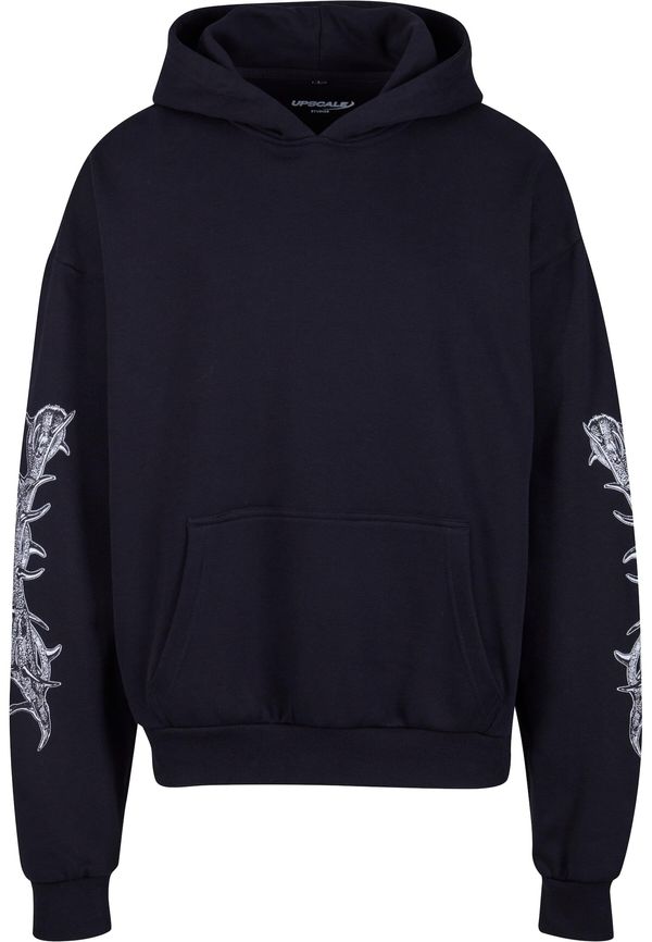 MT Upscale MT Upscale Majica 'God Loyalty Love'  rdeča / črna / srebrna