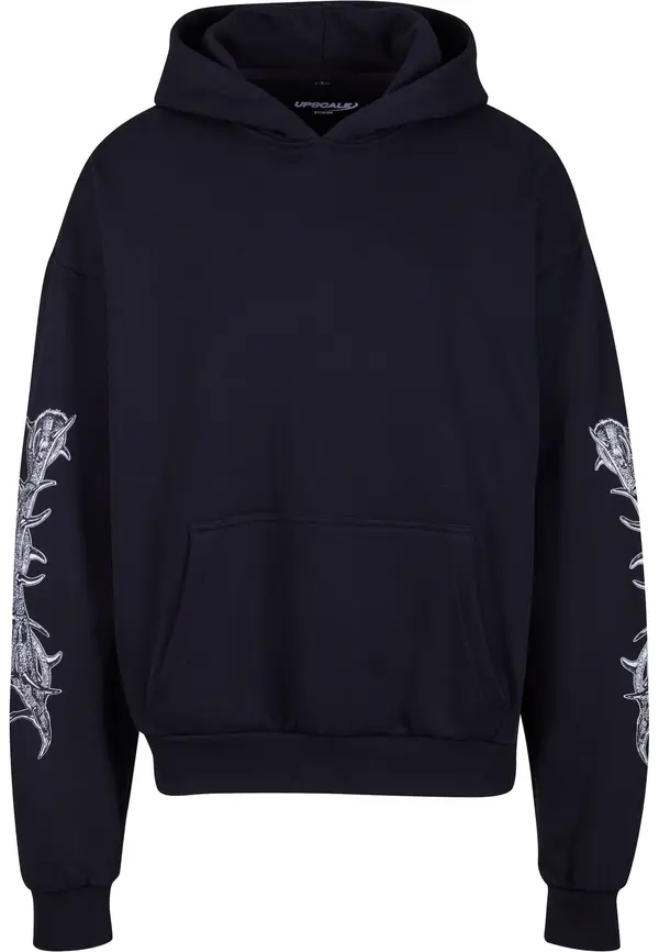 MT Upscale MT Upscale Majica 'God Loyalty Love'  rdeča / črna / srebrna