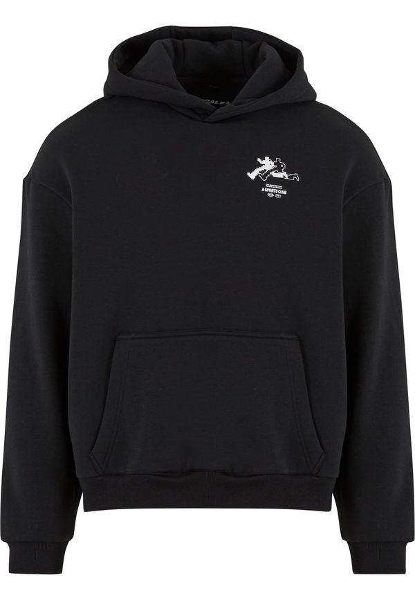 MT Upscale MT Upscale Majica 'RUN Sports Club'  črna / off-bela