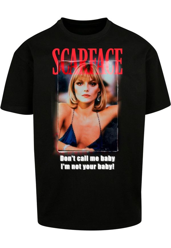 MT Upscale MT Upscale Majica ' Scarface Don't call me baby'  mešane barve / črna