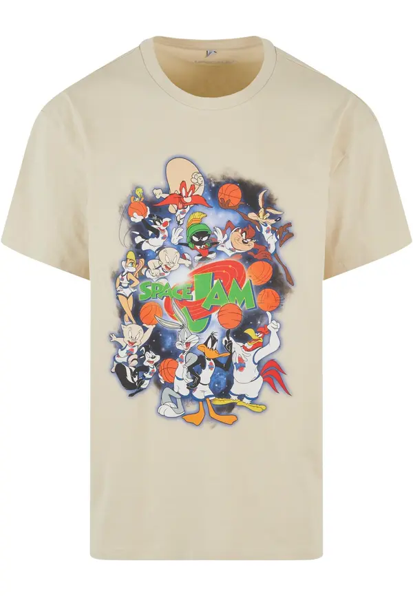 MT Upscale MT Upscale Majica 'Space Jam Teamwork'  pesek / modra / zelena / bela