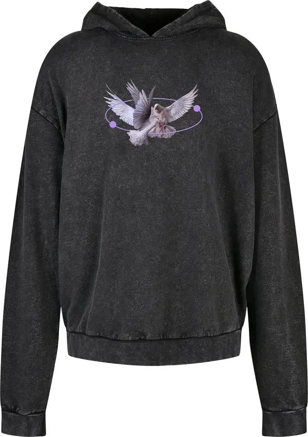 MT Upscale MT Upscale Majica 'Vive la Liberte'  majnica / sivka / črna / bela