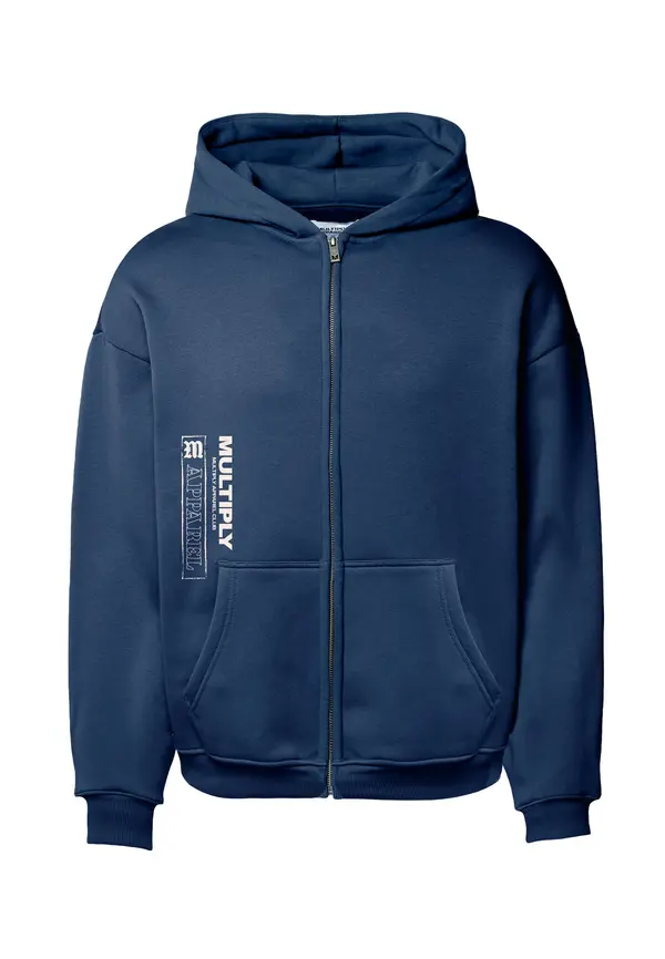 Multiply Apparel Multiply Apparel Jopa na zadrgo 'Fly High'  marine / bela