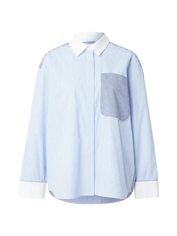 Munthe Munthe Bluza 'BUXILIMA'  modra / svetlo modra / bela