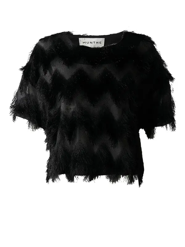 Munthe Munthe Bluza 'Rossi'  črna