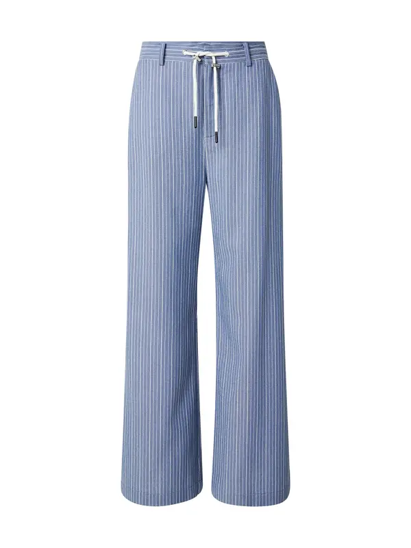 Munthe Munthe Hlače 'BOBEY'  moder denim / bela