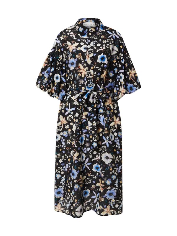 Munthe Munthe Obleka 'PALMETTO'  modra / oranžna / črna / bela