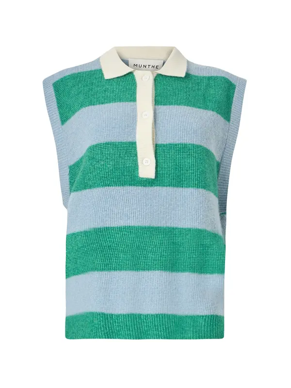 Munthe Munthe Pulover 'BRACHA'  turkizna / pastelno modra