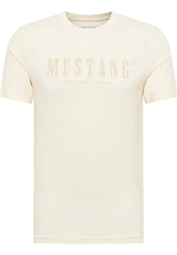MUSTANG MUSTANG Majica 'Austin'  kremna / bela