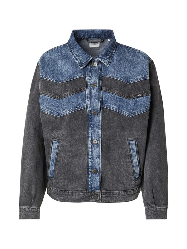 MUSTANG MUSTANG Prehodna jakna 'VERONA'  moder denim / črn denim