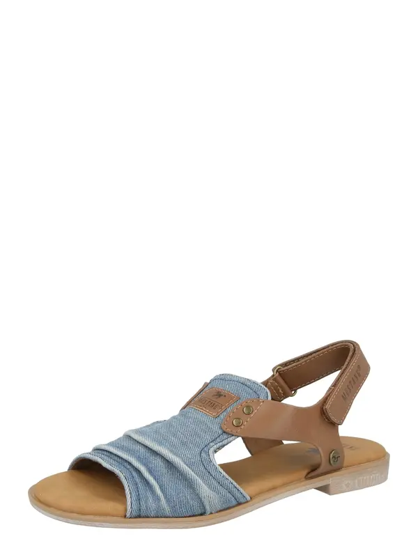 MUSTANG MUSTANG Sandali  moder denim / rjava