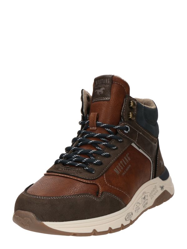 MUSTANG MUSTANG Visoke superge  mornarska / konjak / temno rjava