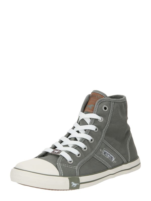 MUSTANG MUSTANG Visoke superge  siva / bela