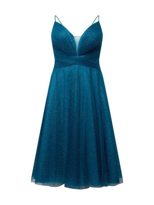 My Mascara Curves My Mascara Curves Koktejl obleka  petrol