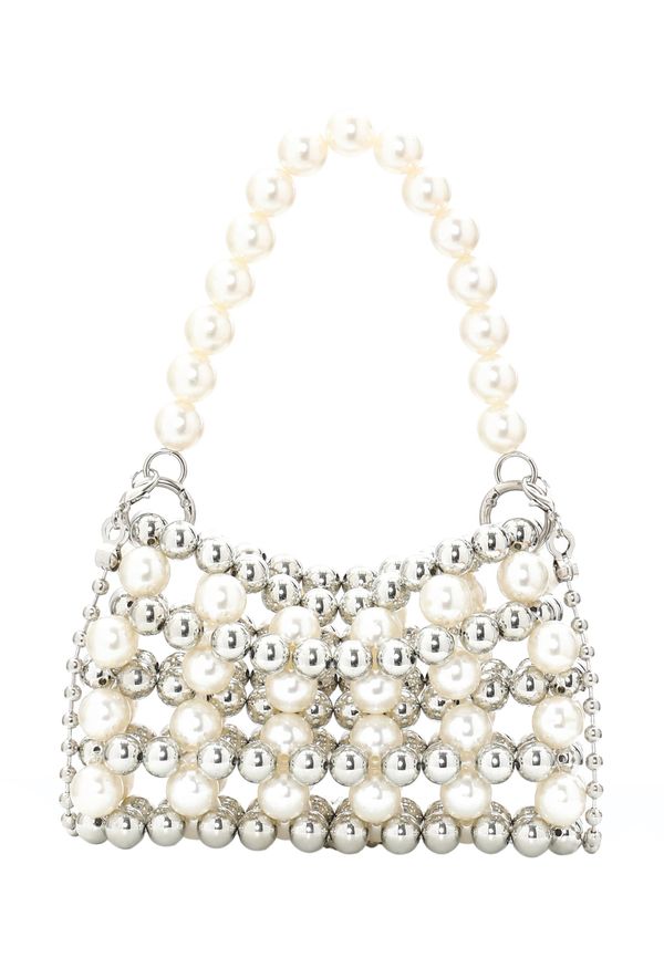 myMo at night myMo at night Ročna torbica  srebrna / biserno bela