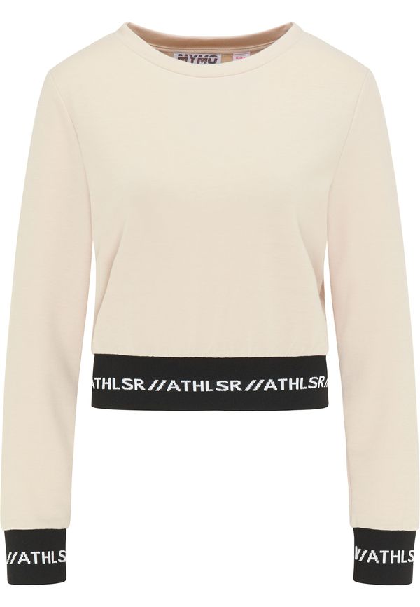 myMo ATHLSR myMo ATHLSR Športna majica  bež / črna / bela