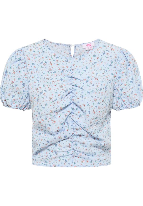 MYMO MYMO Bluza  dimno modra / svetlo modra / žad / pitaja / staro roza