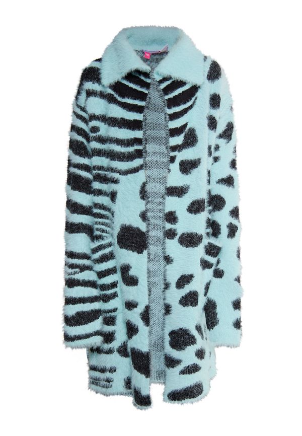 myMo KIDS myMo KIDS Pletena jopa 'Mimo'  meta / črna