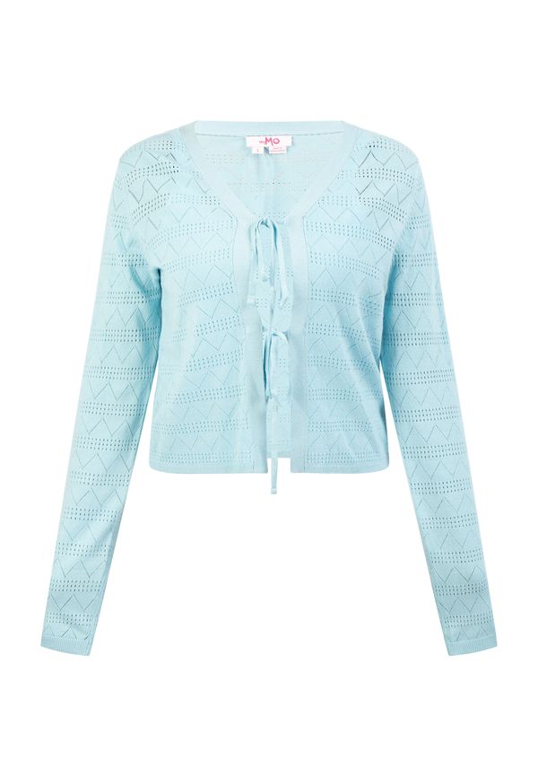 MYMO MYMO Pletena jopa  svetlo modra