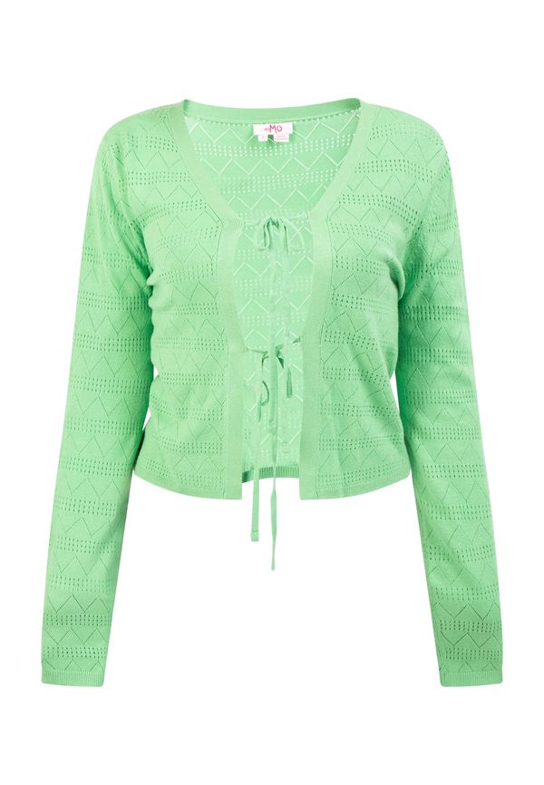 MYMO MYMO Pletena jopa  svetlo zelena