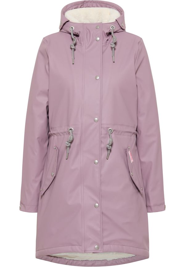 MYMO MYMO Prehodna jakna  svetlo siva / majnica