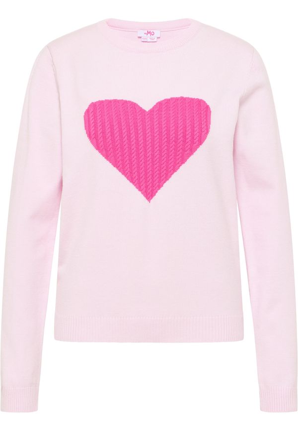 MYMO MYMO Pulover  fuksija / pastelno roza