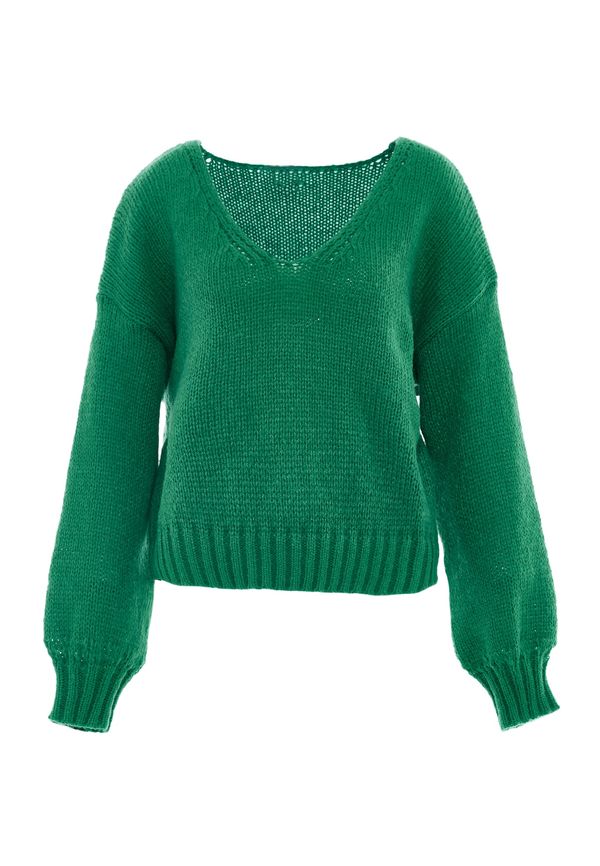 MYMO MYMO Pulover  temno zelena