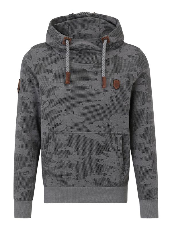 naketano naketano Majica  temno siva / črna