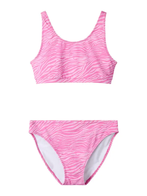 NAME IT NAME IT Bikini 'NKFZAnimal'  malina / bela
