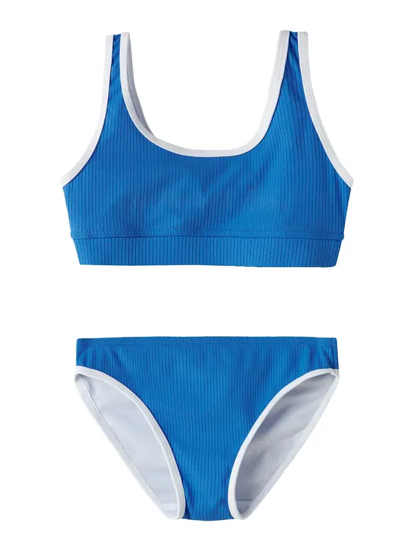 NAME IT NAME IT Bikini 'NKFZONTRA'  mornarska / naravno bela